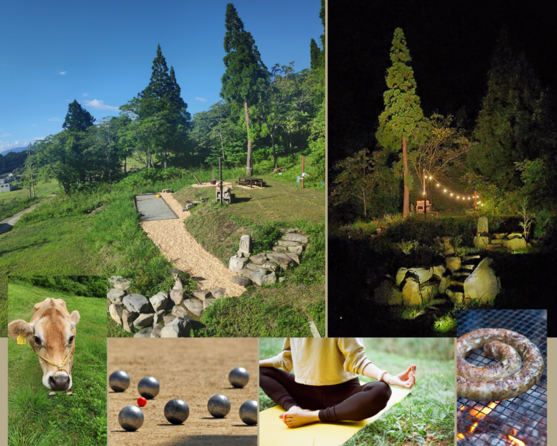 Venez profiter de notre jardin Kodama BBQ, terrain de pétanque