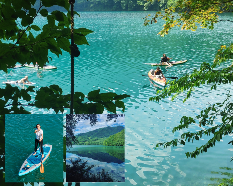 Lac Aoki stand up Paddle Lac Aoki stand up Paddle. A 30 minutes de Kodama lodge