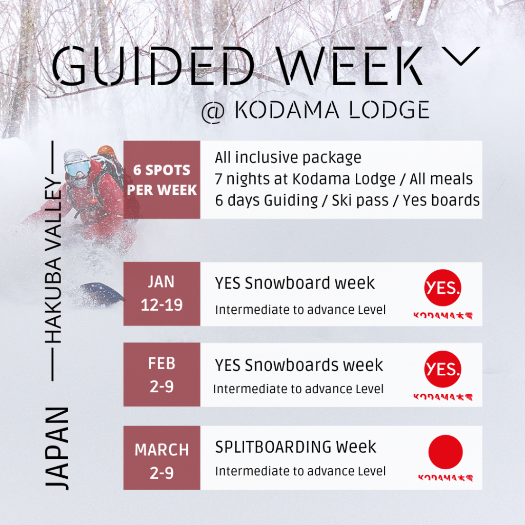 Guided Week Hakuba Japan Snowboard